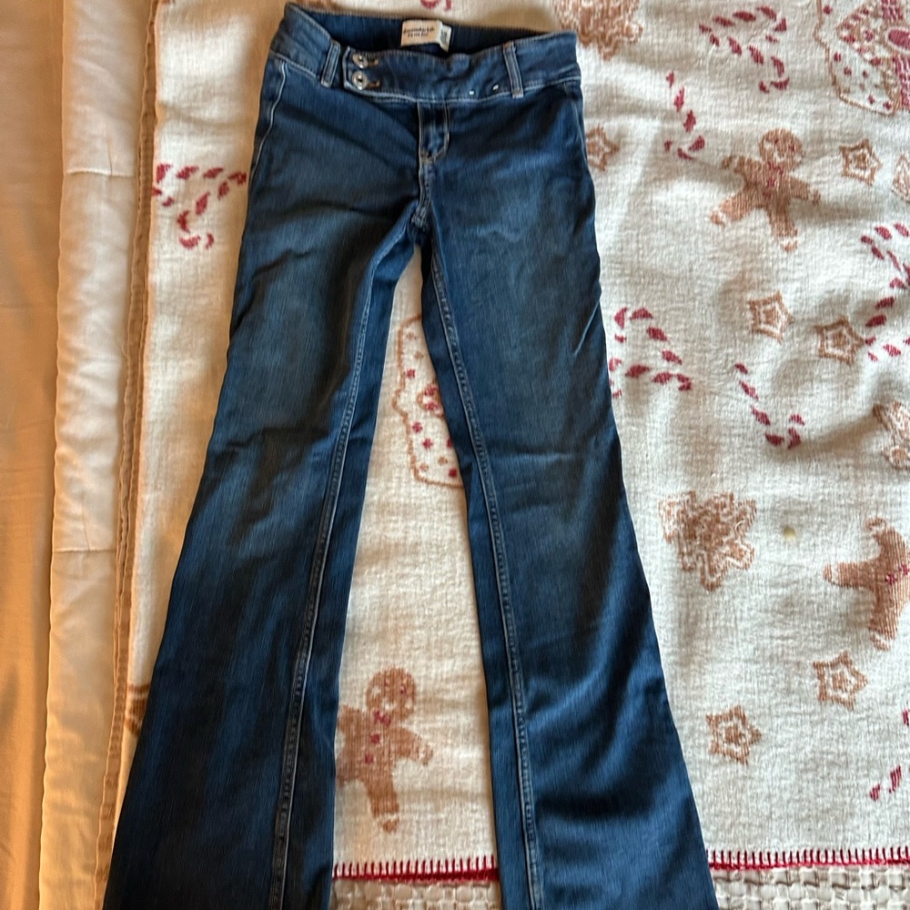 Abercrombie Kids Dark Blue Flare Jeans
